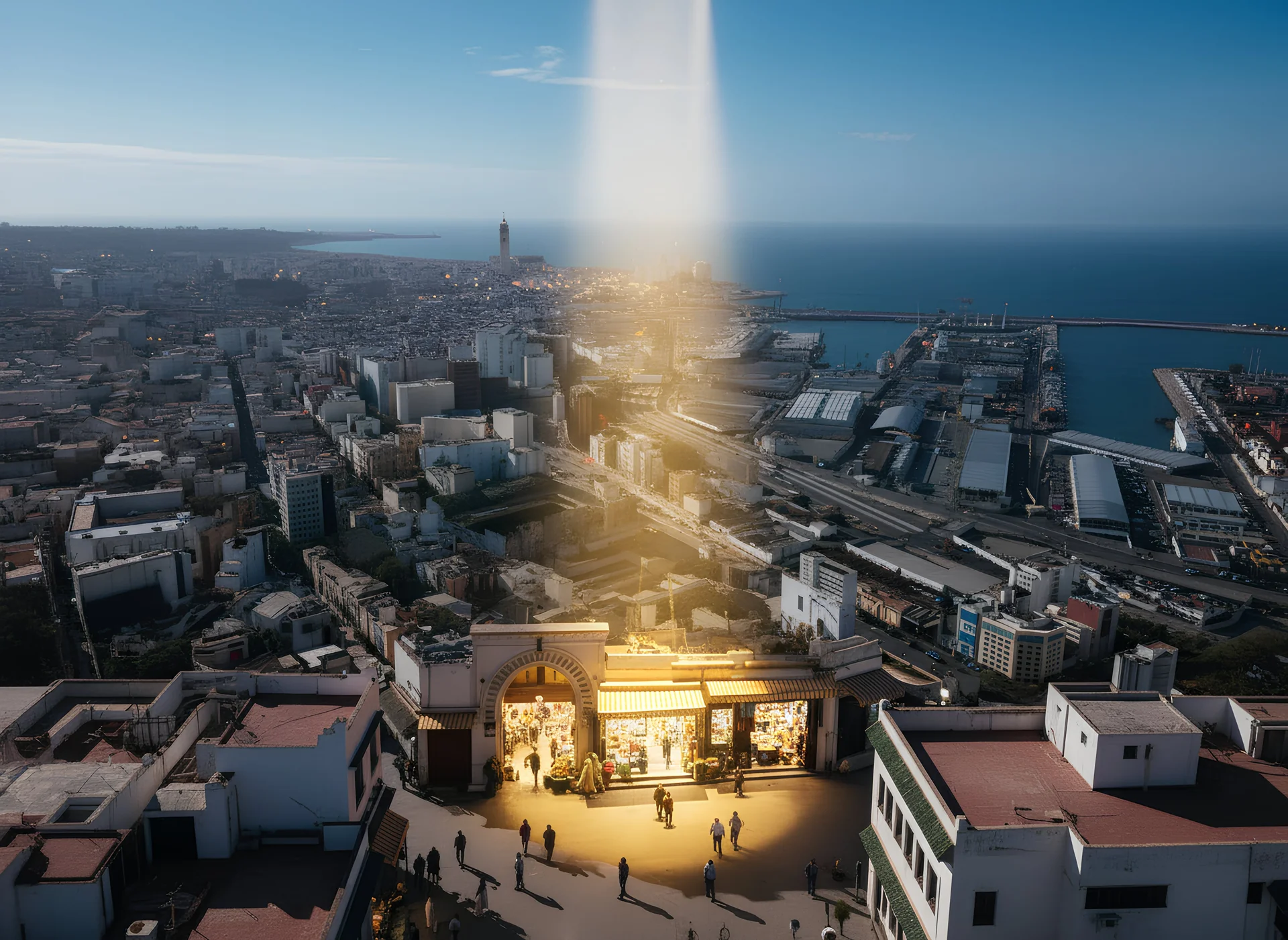 Casablanca day background